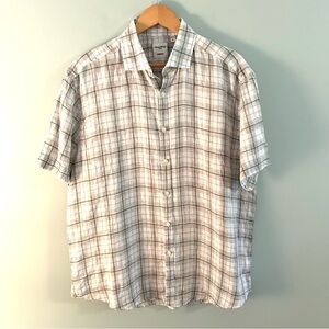 Baird McNutt Linen Button Down Shirt. Size XL.